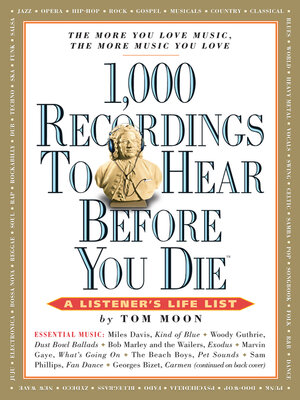 cover image of 1,000 Recordings to Hear Before You Die